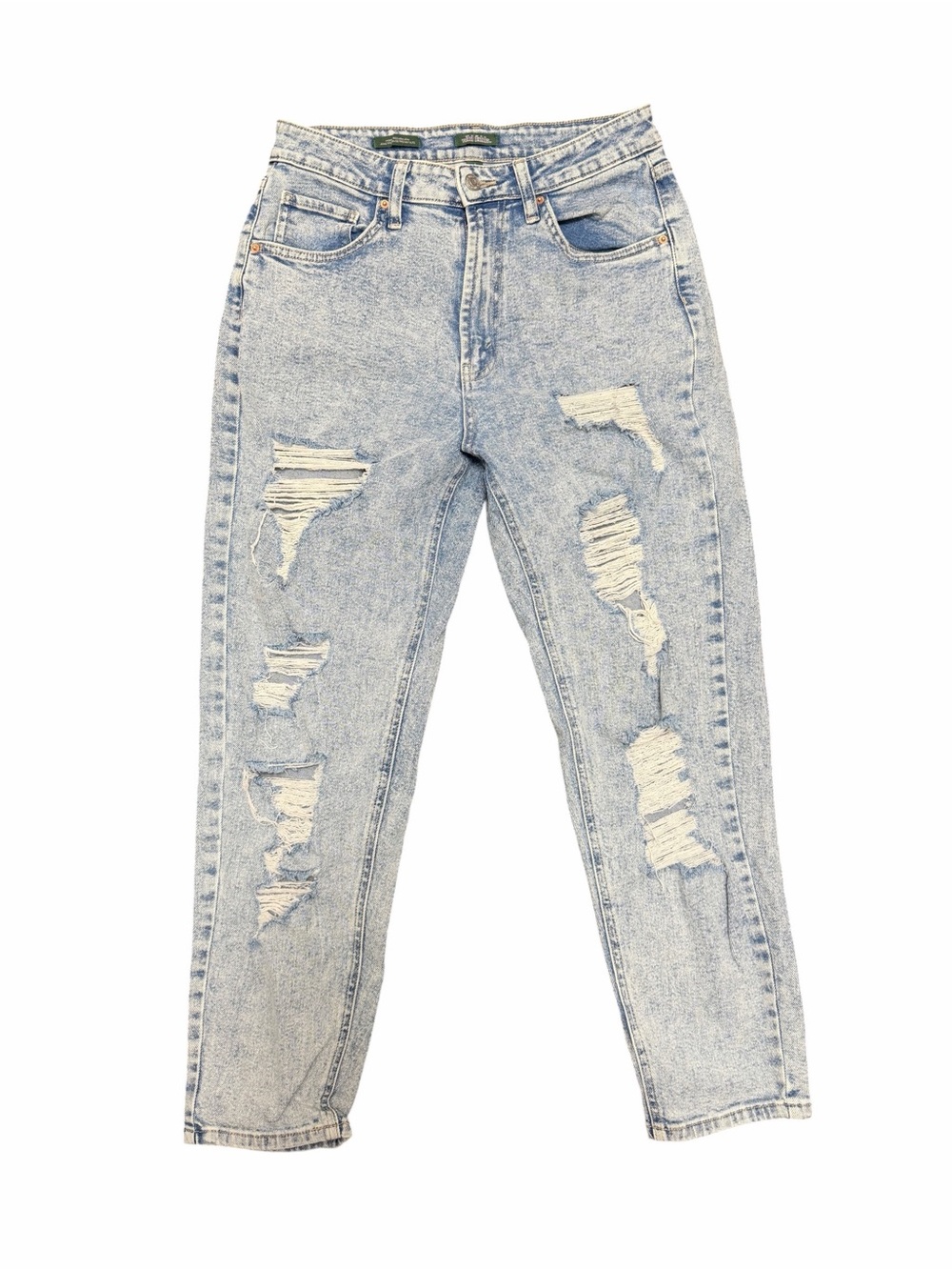 wild fable Light Blue Distressed Boyfriend Jeans
